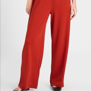 Knit Terry Straight Leg Pant